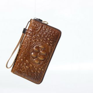 男式鳄鱼纹时尚商务手包